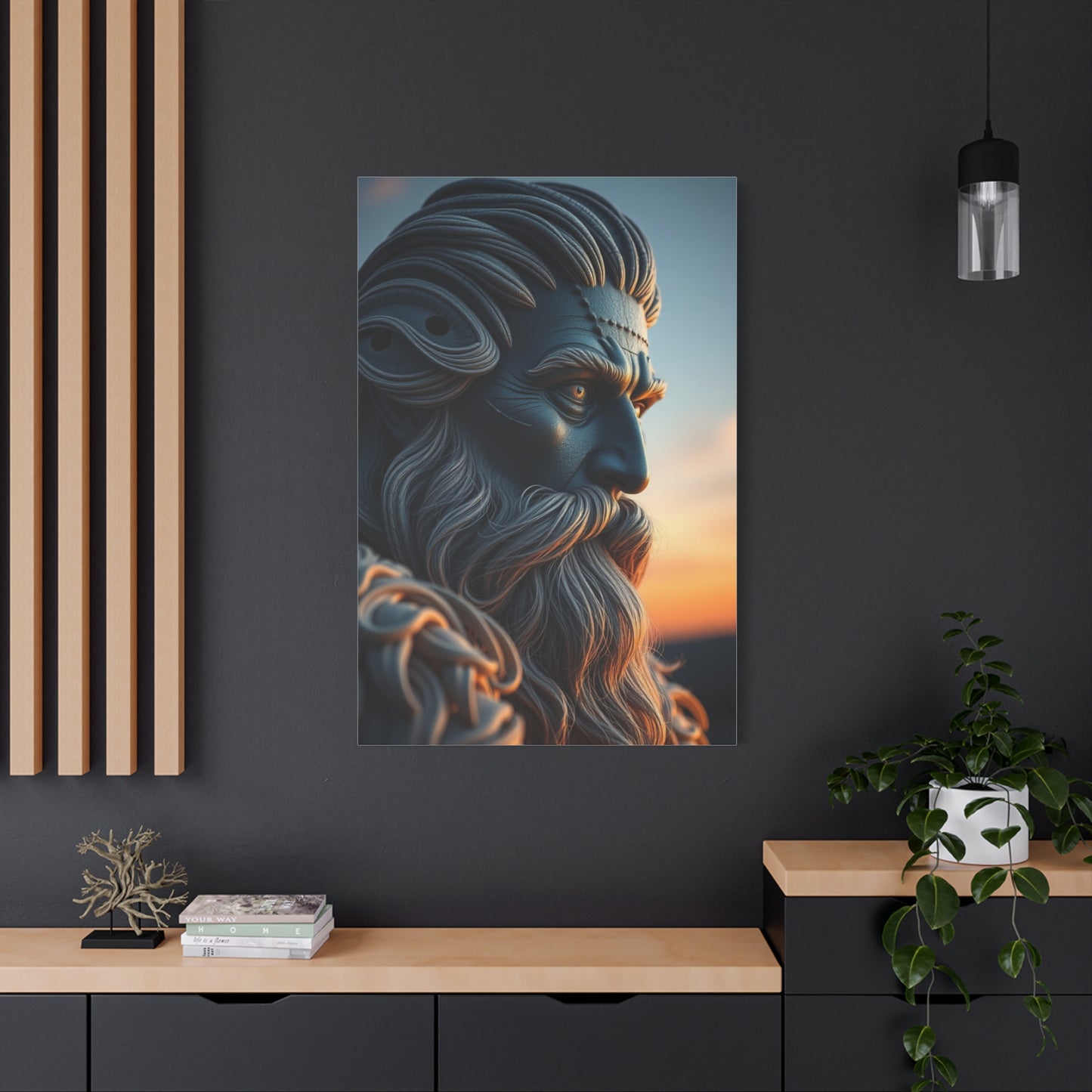 Silvery Elegance Canvas Wall Art & Canvas Print