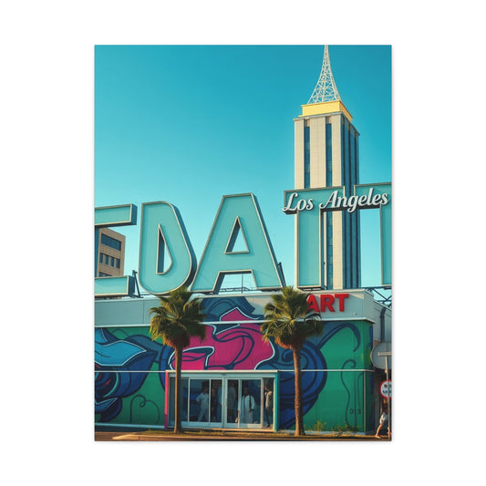 Vision Los Angeles Art Art Wall Art & Canvas Print