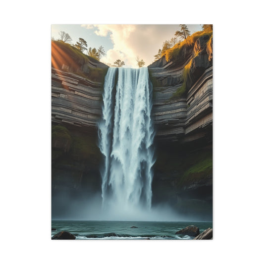 Pristine Cascade Tapestry Wall Art & Canvas Print