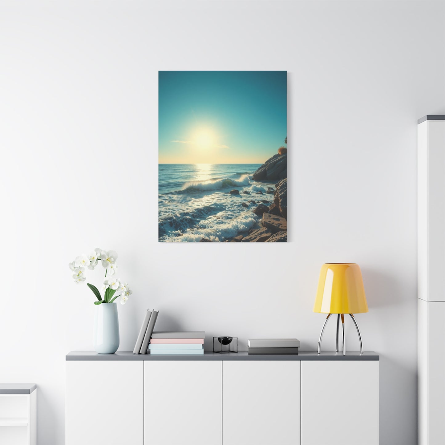 Azure Tides Masterpiece Wall Art & Canvas Print