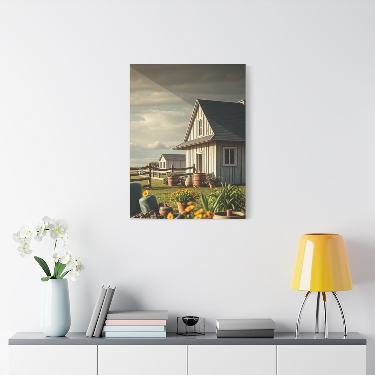 Tranquil Fields Luxe Canvas Wall Art & Canvas Print