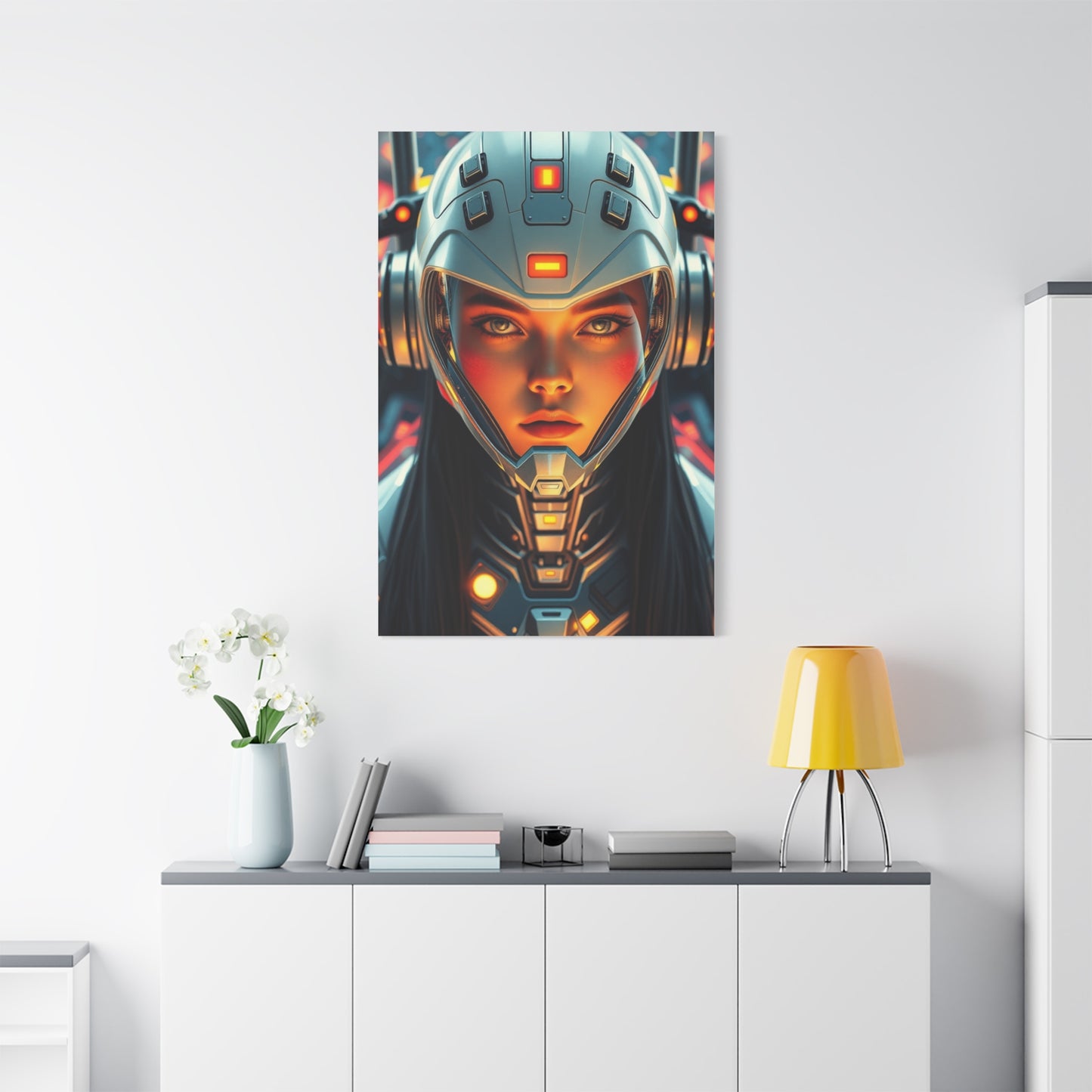 Vision Futuristic Art Art Wall Art & Canvas Print
