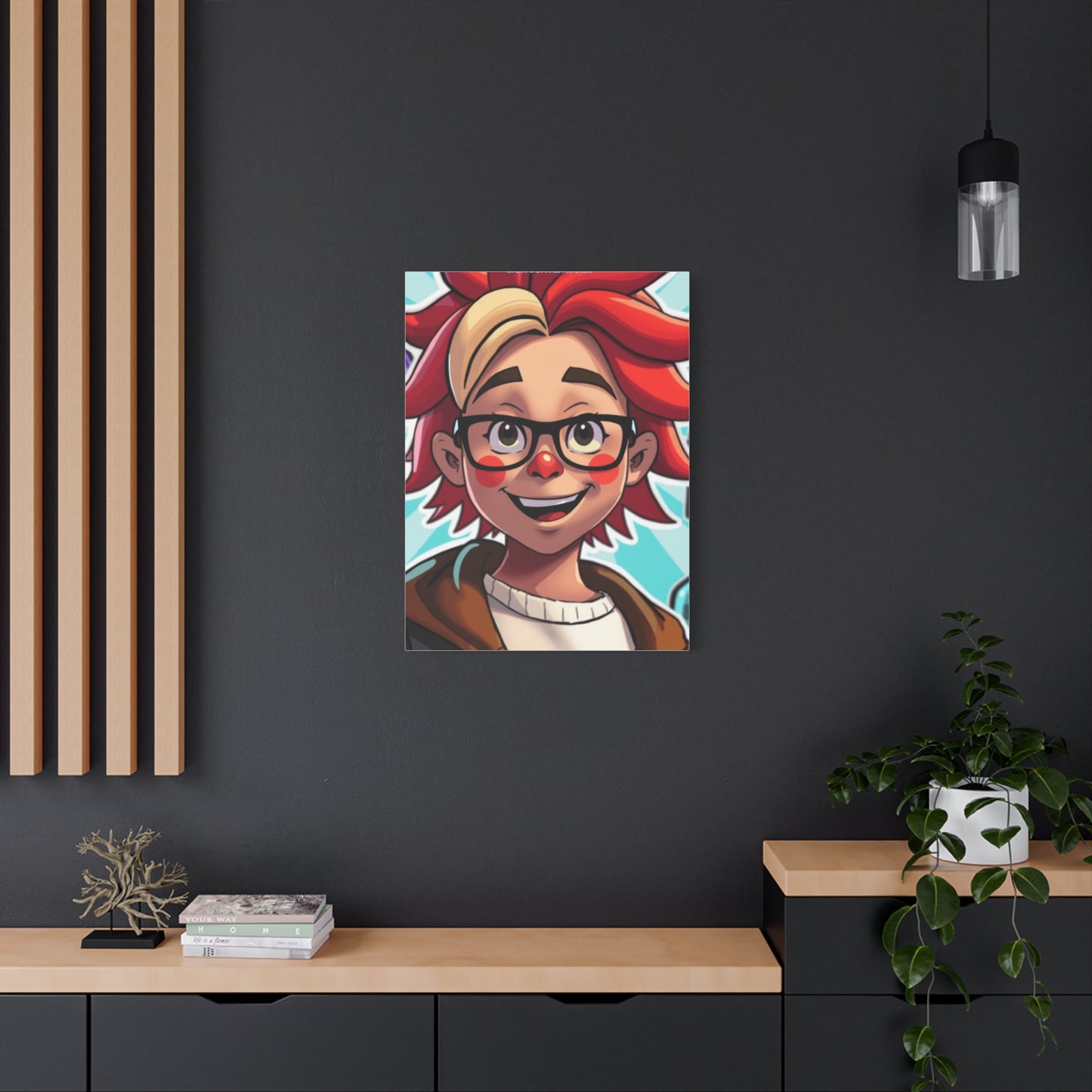 Elite Toon Illustration Canvas Wall Art & Canvas Print