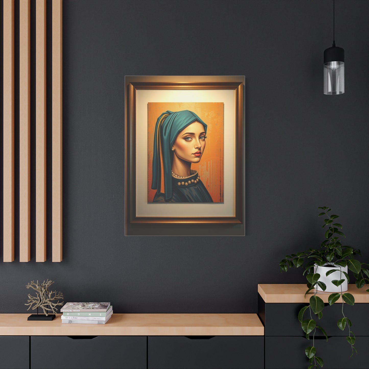 Sleek Eclectic Composition Wall Art & Canvas Print