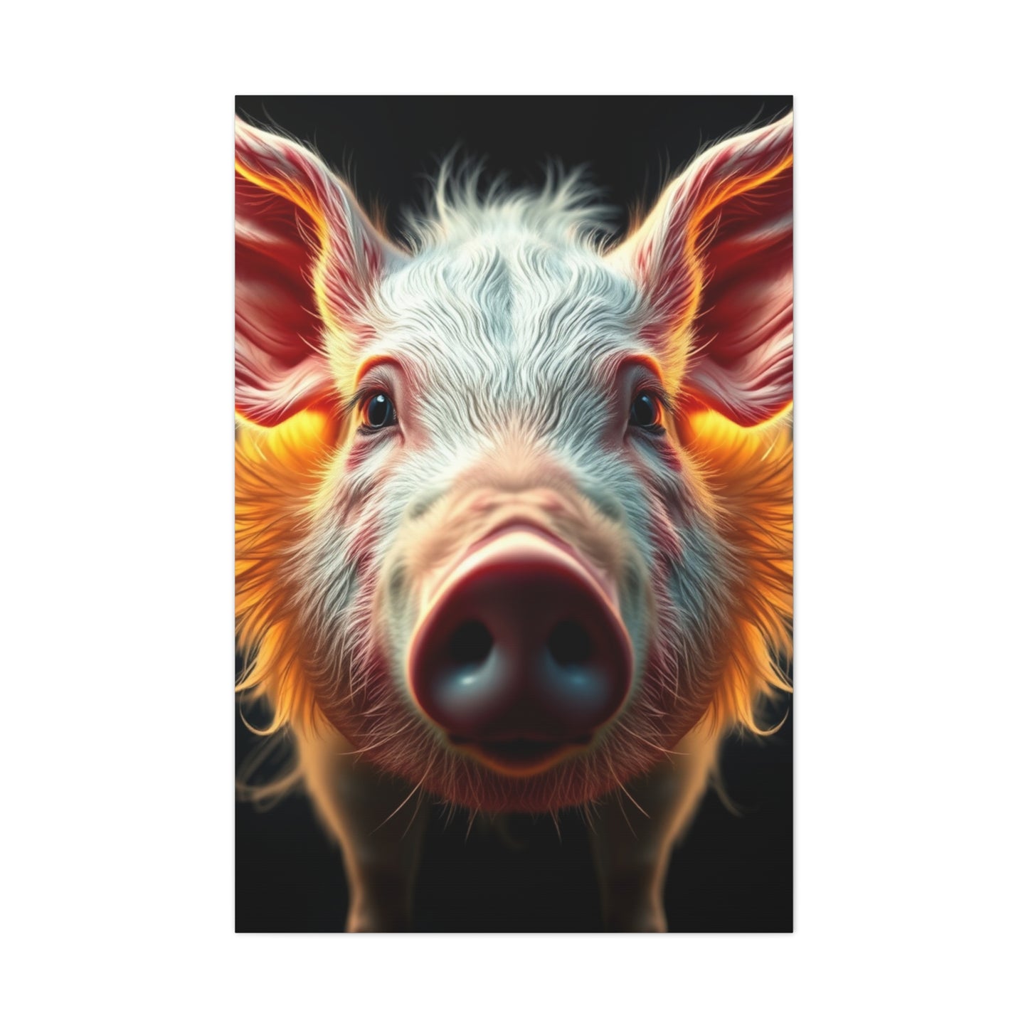 Supreme Pig Art Collection Wall Art & Canvas Print