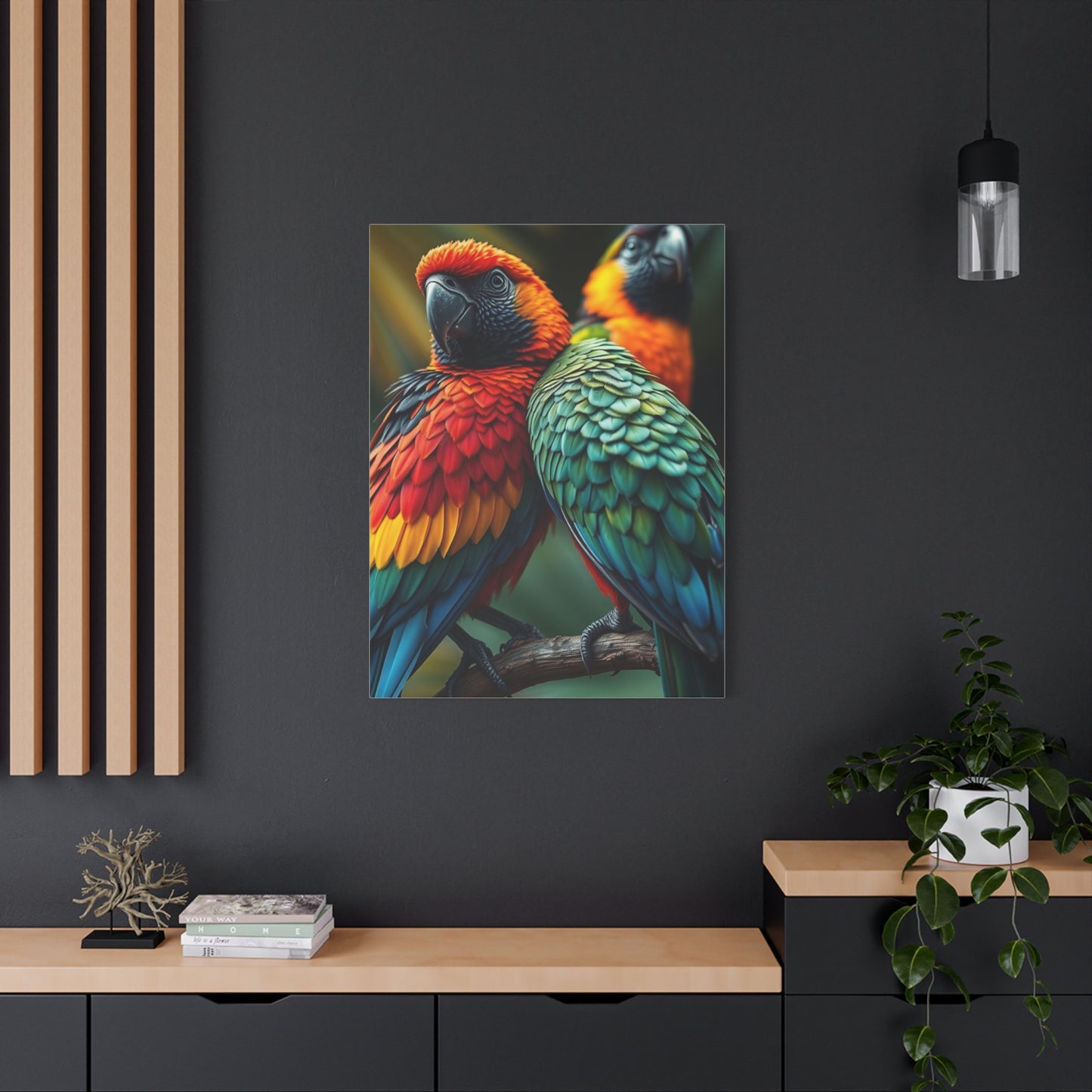 Tropical Birds Art Supreme Gallery Wall Art & Canvas Print