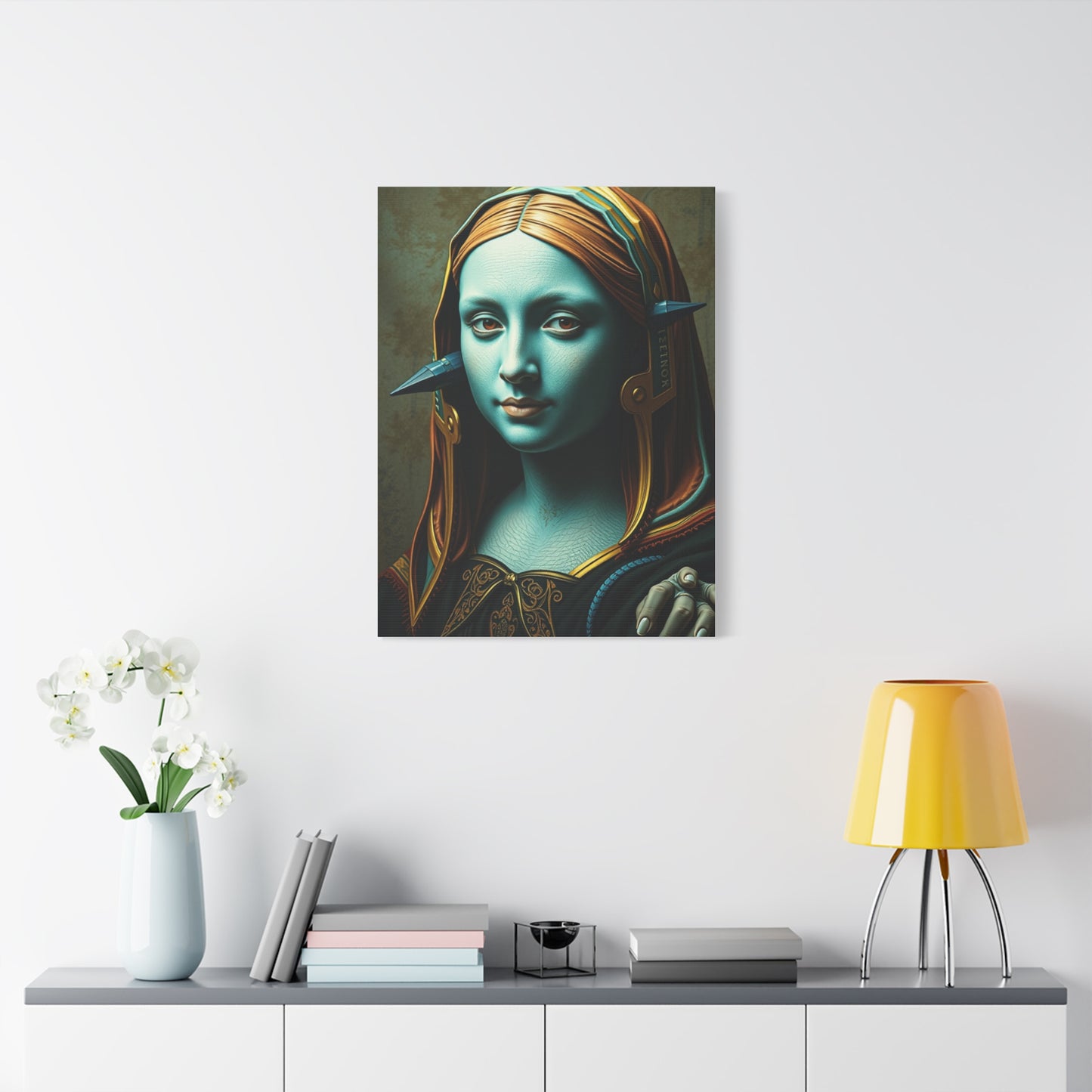 Majestic Figure Tapestry Wall Art & Canvas Print