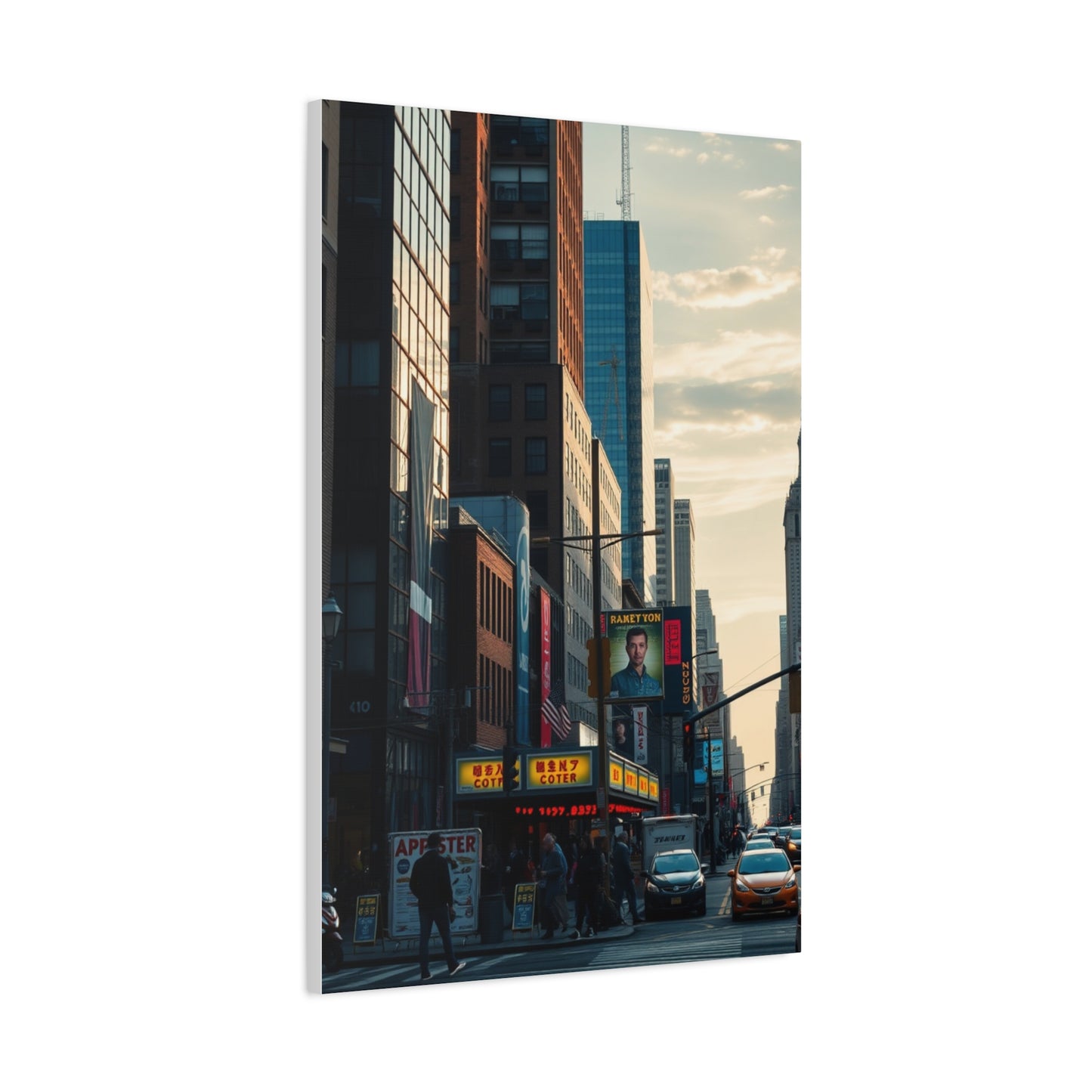 Times Square Luminosity Wall Art & Canvas Print