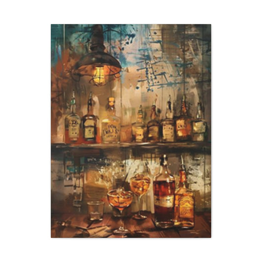 Old Whiskey Bar Wall Art & Canvas Prints