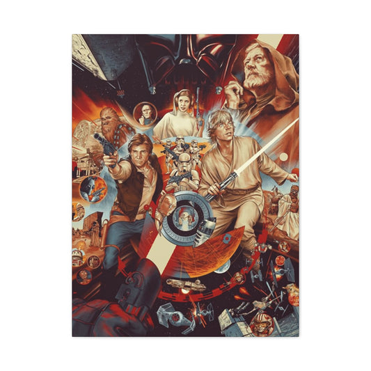 Star Wars Movie Poster Wall Art & Canvas Prints