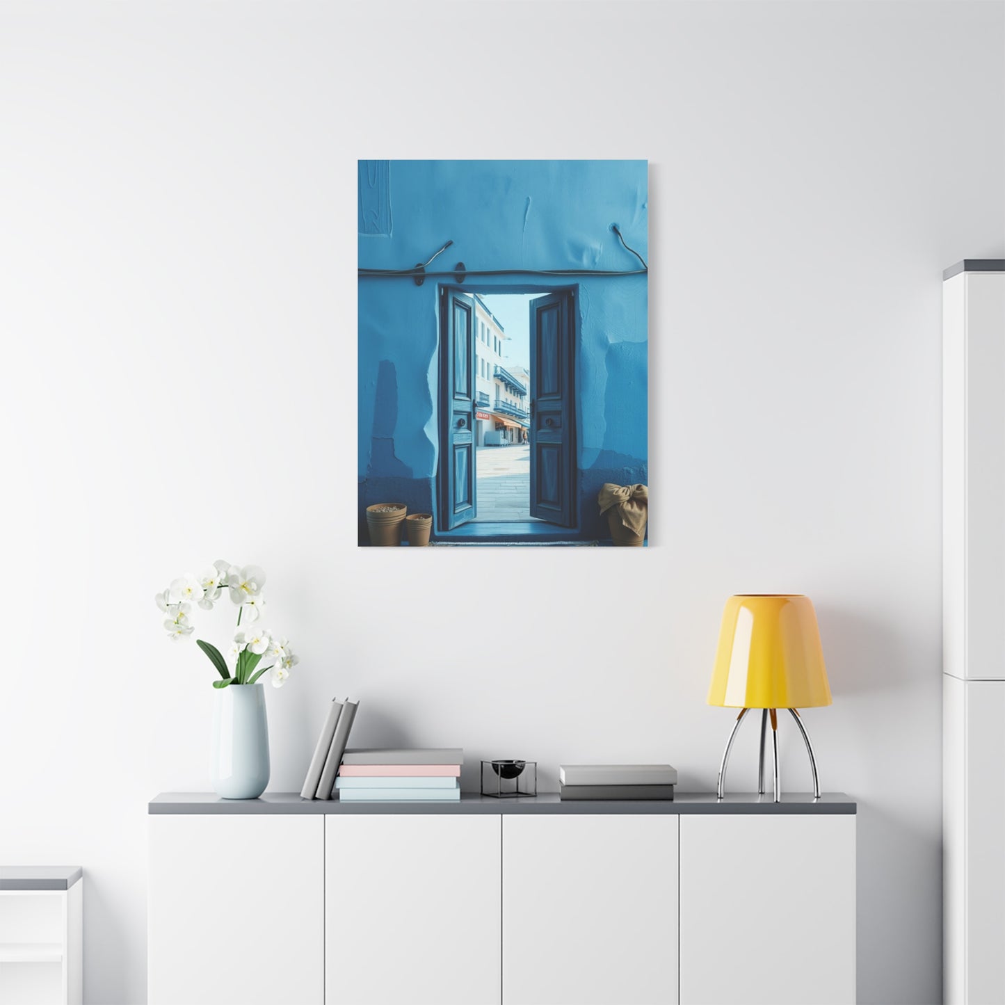 Blue and White Art Supreme Gallery Wall Art & Canvas Print