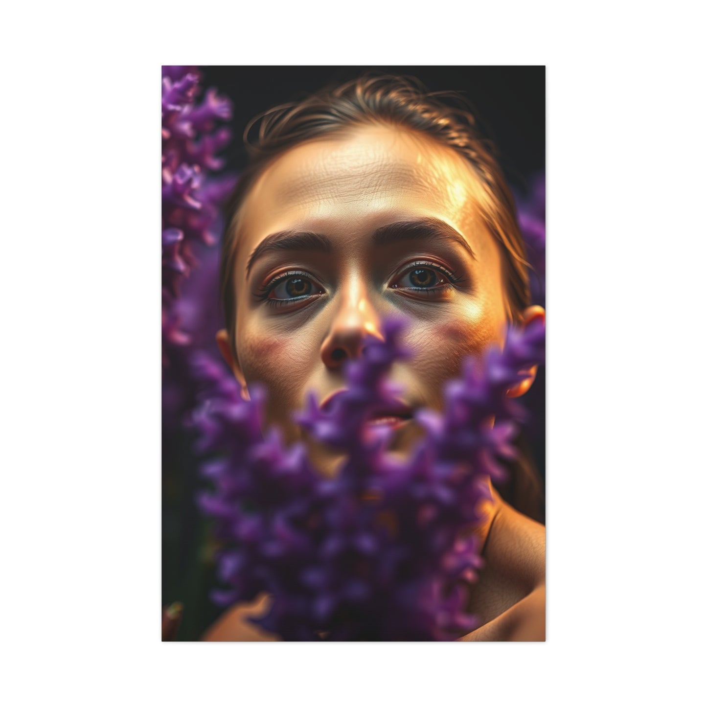 Opulent Orchid Impression Wall Art & Canvas Print