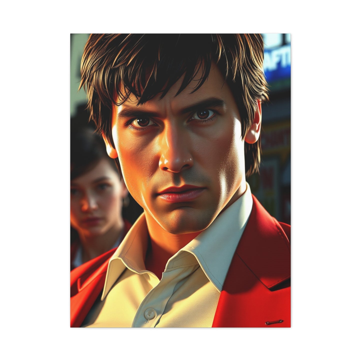 Elite Pulp Fiction Character Art Vision Wall Art & Canvas Print