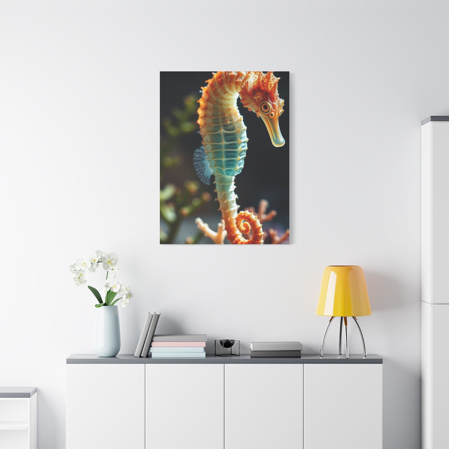 Vision Seahorse Art Art Wall Art & Canvas Print