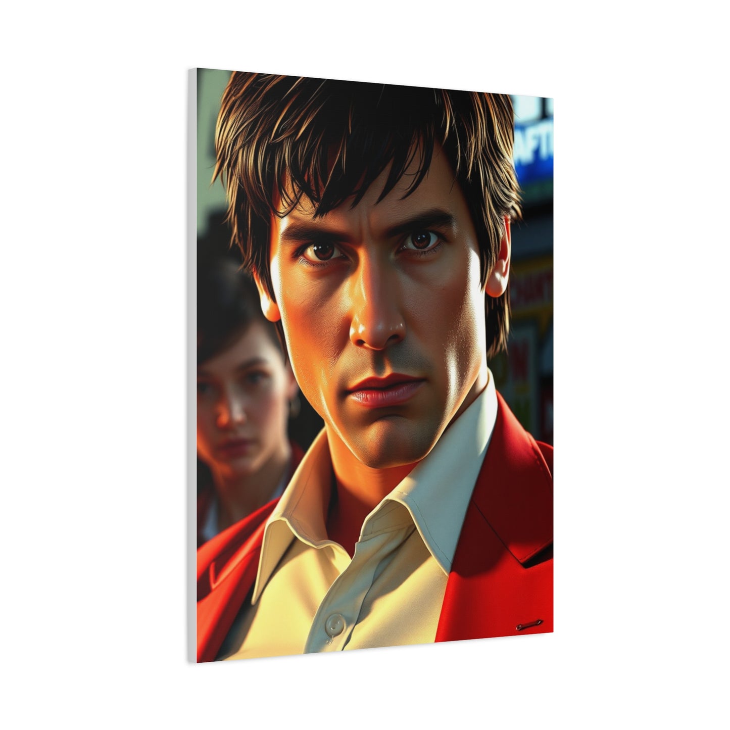 Elite Pulp Fiction Character Art Vision Wall Art & Canvas Print