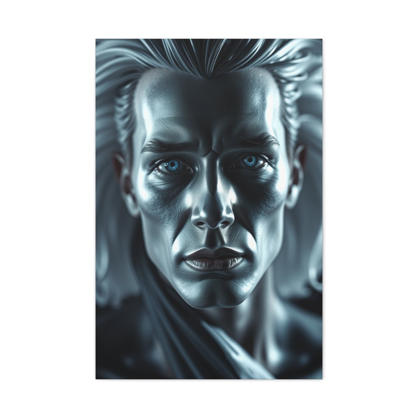 Black, White & Blue Art Supreme Gallery Wall Art & Canvas Print