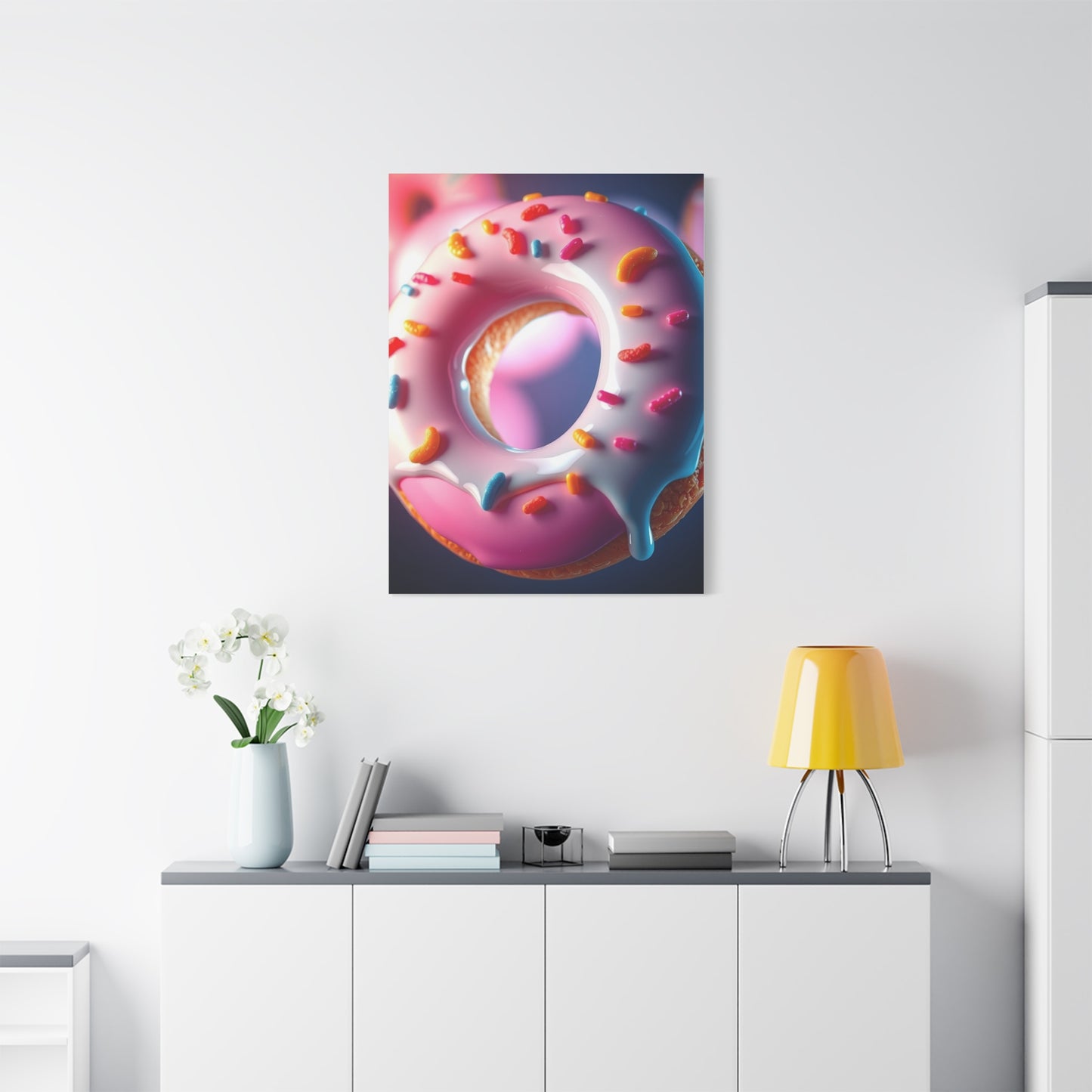 Donut Art Refined Canvas Wall Art & Canvas Print