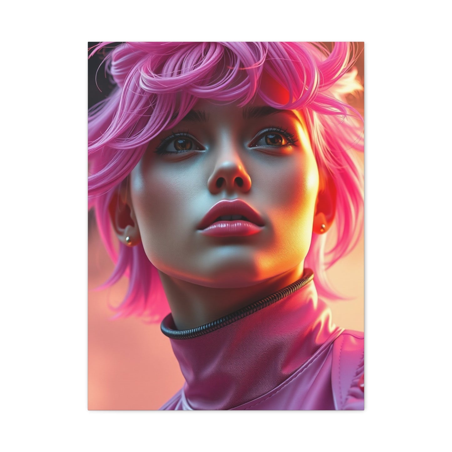 Supreme Gold & Pink Art Collection Wall Art & Canvas Print