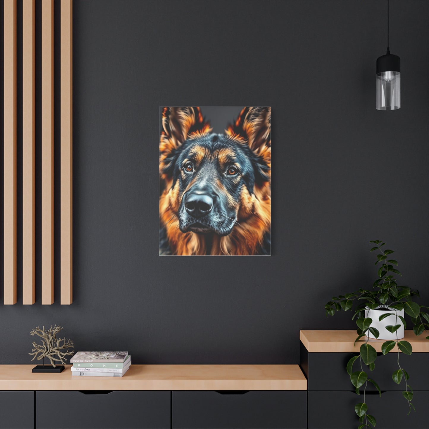 German Shepherd Art Refined Canvas Wall Art & Canvas Print