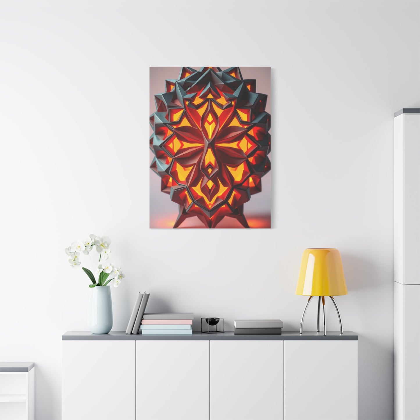 Mystical Origami Reverie Wall Art & Canvas Print