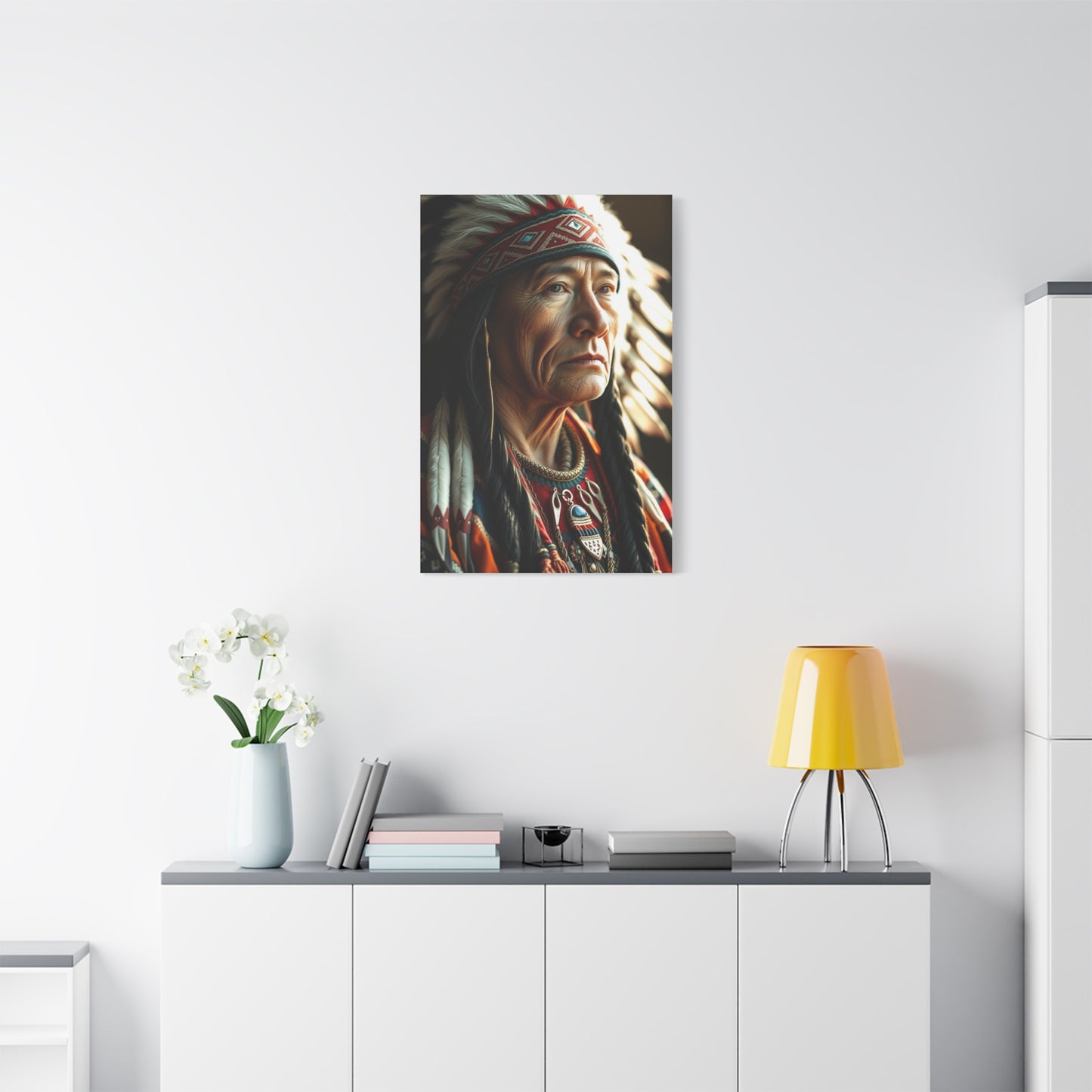 Indigenous Elegance Canvas