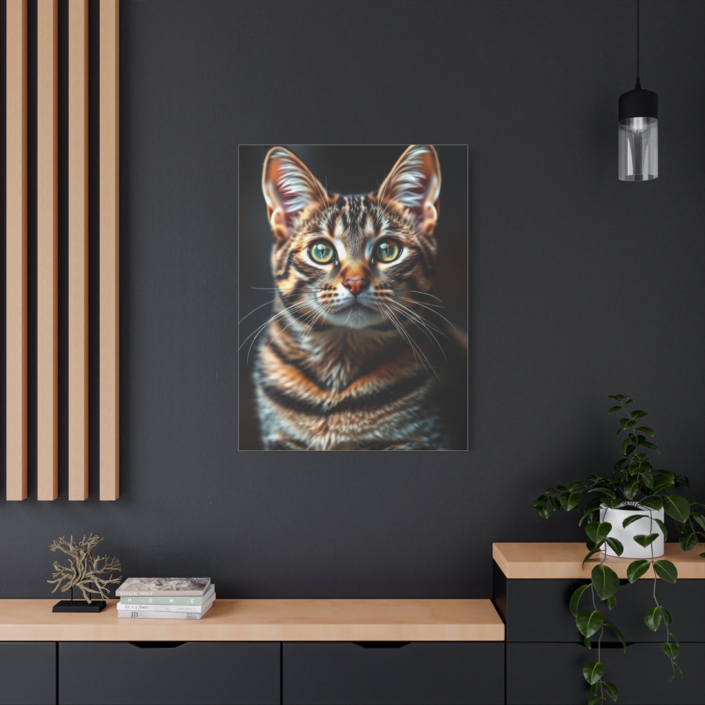 Masterpiece Tabby Cat Art Vision Wall Art & Canvas Print