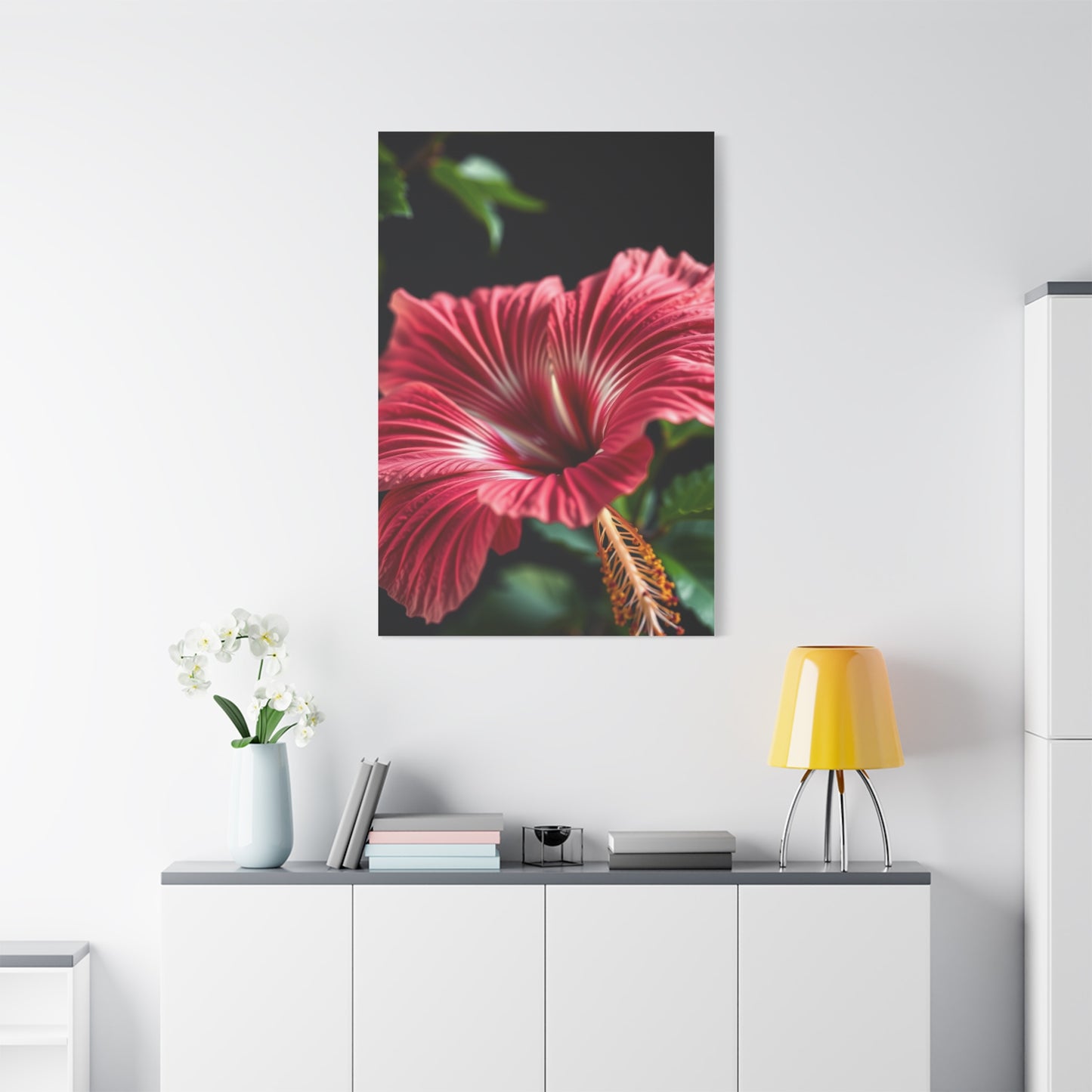 Hibiscus Flower Art Supreme Gallery Wall Art & Canvas Print