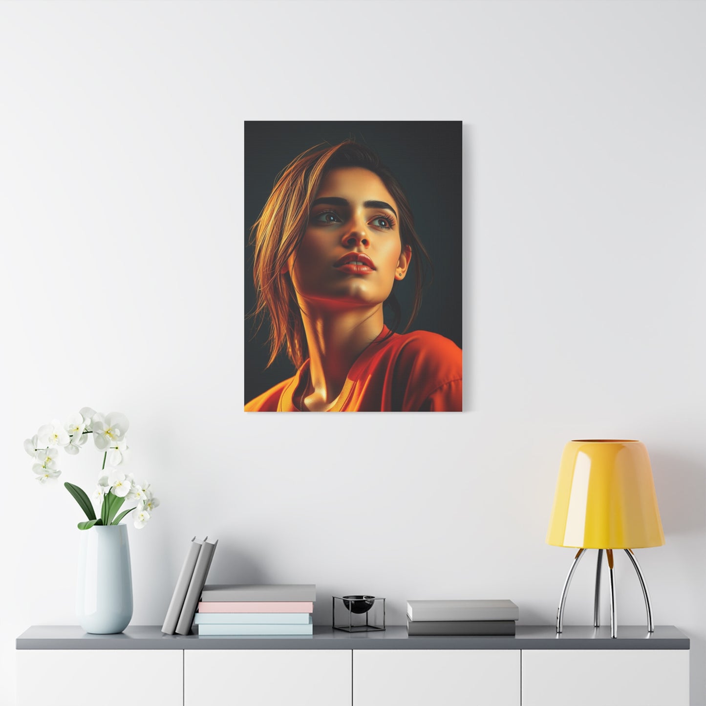Supreme Pop of Orange Art Collection Wall Art & Canvas Print