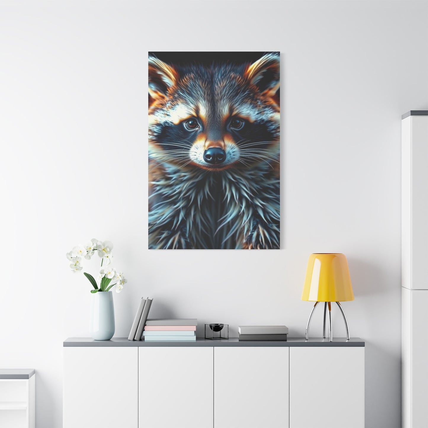 Vision Raccoon Art Art Wall Art & Canvas Print