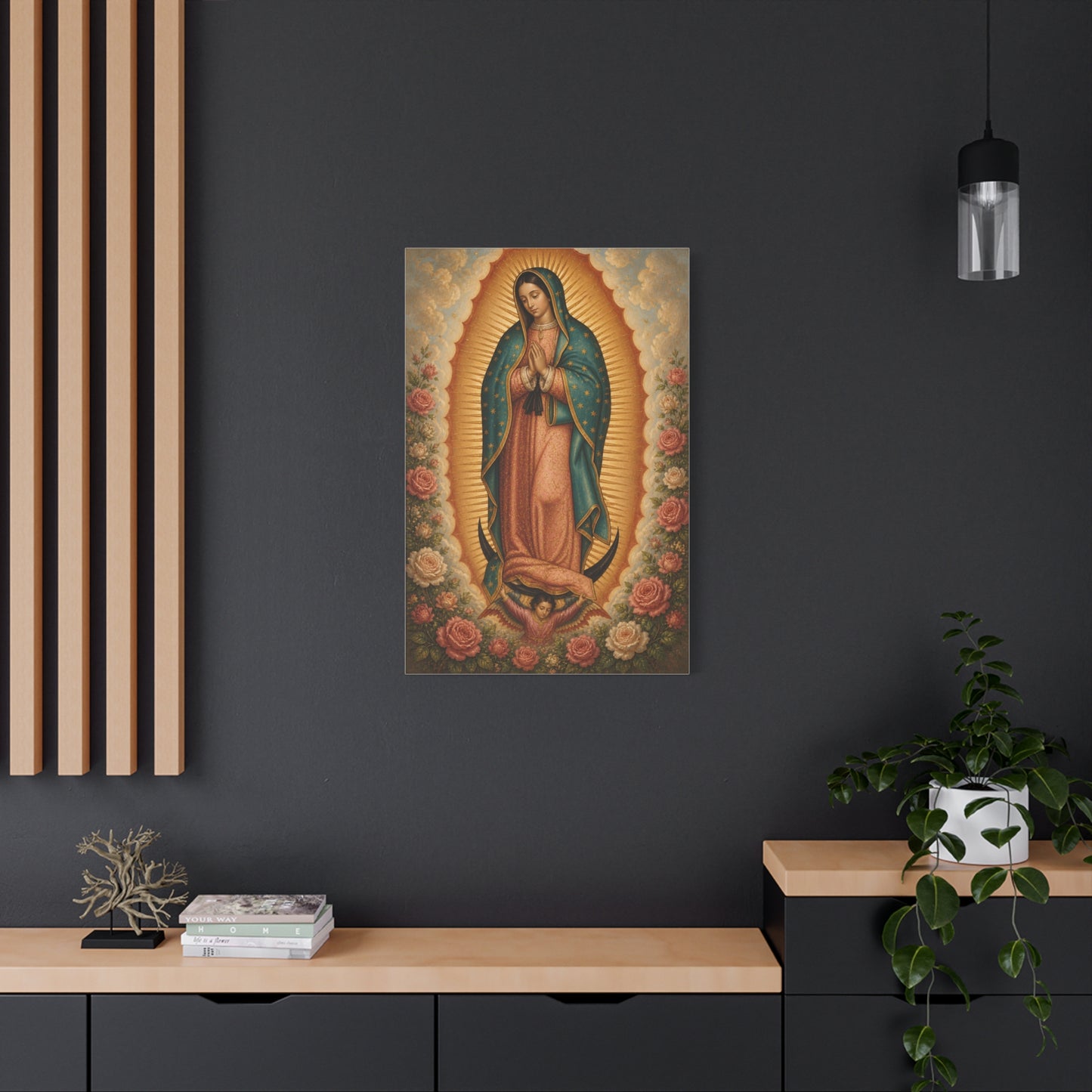Our Lady of Guadalupe Sacred Icon Wall Art & Canvas Print