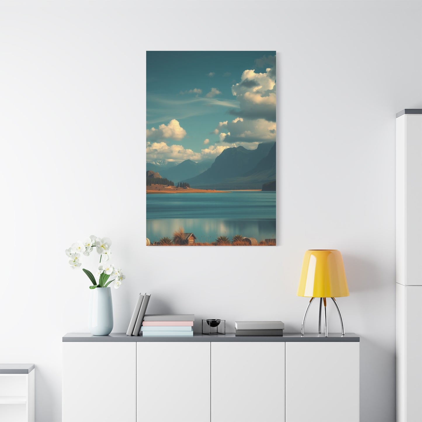 Serene Topography Canvas Wall Art & Canvas Print