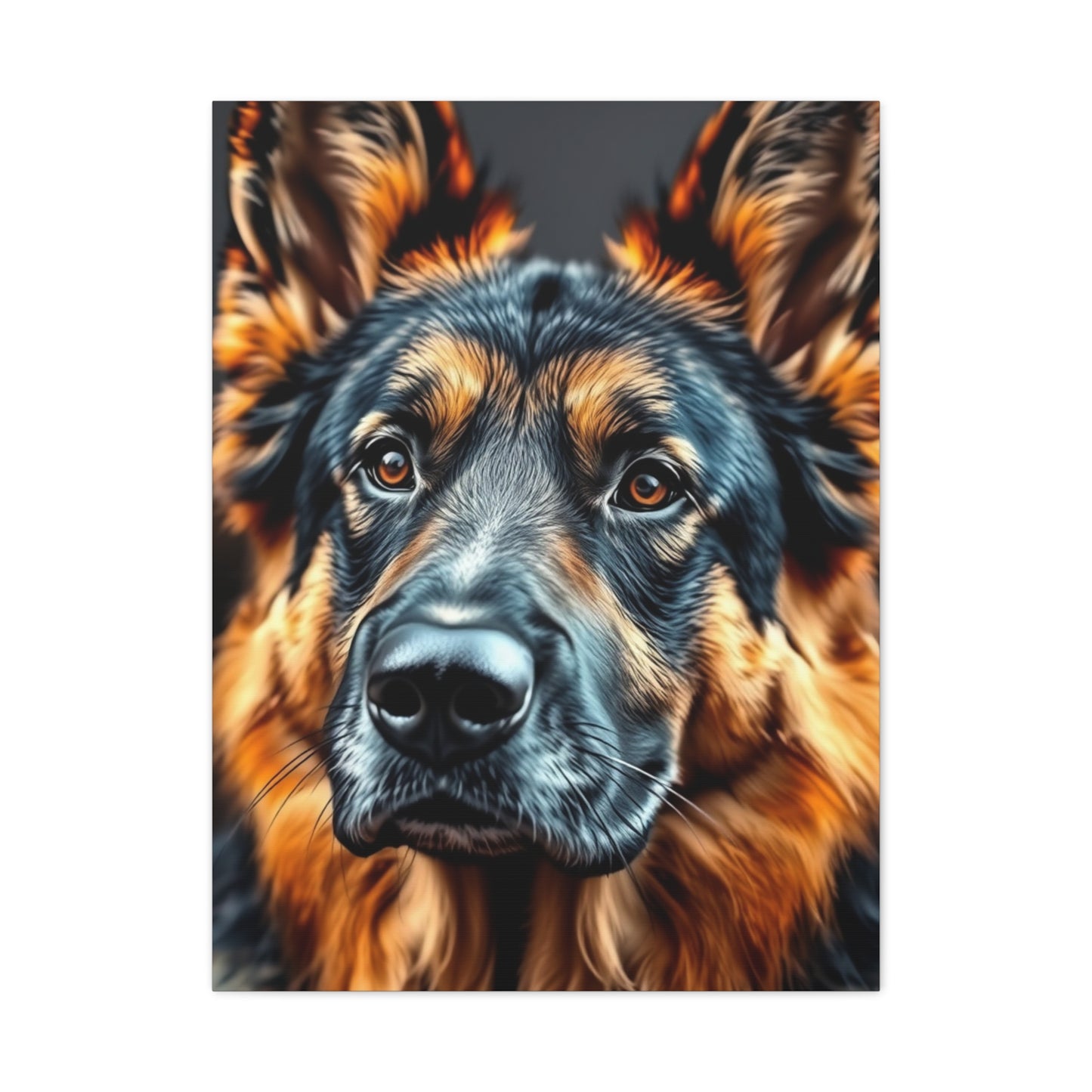 German Shepherd Art Refined Canvas Wall Art & Canvas Print
