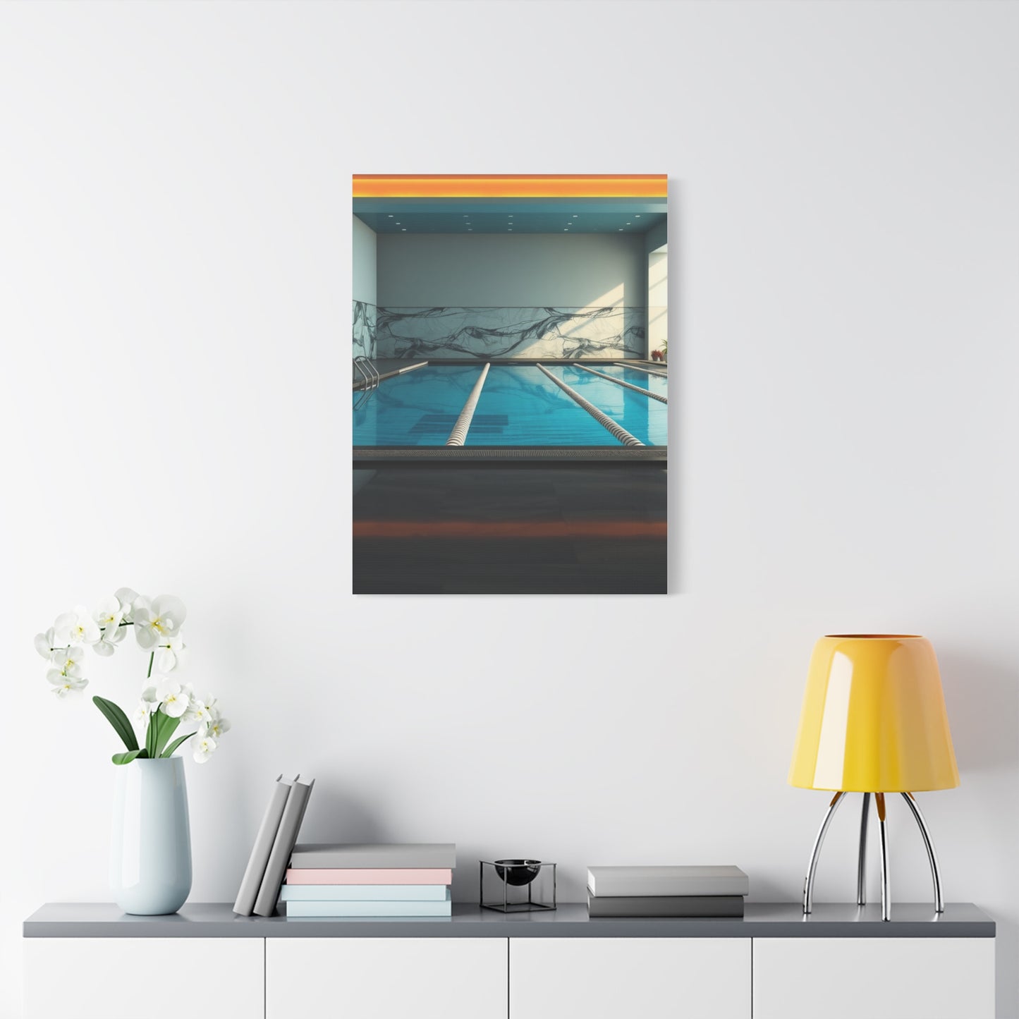 Masterpiece Swimming Pool Art Vision Wall Art & Canvas Print