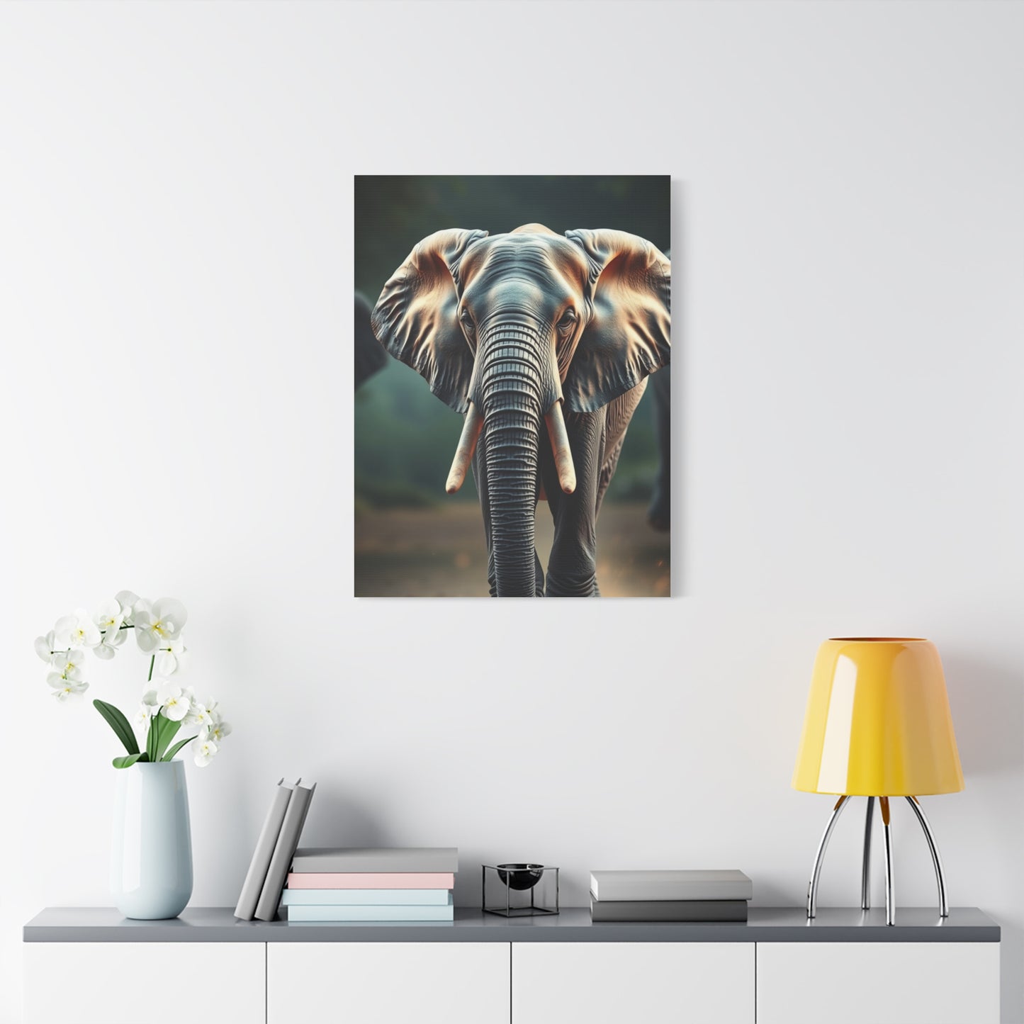 Elephantine Elegance Canvas Wall Art & Canvas Print