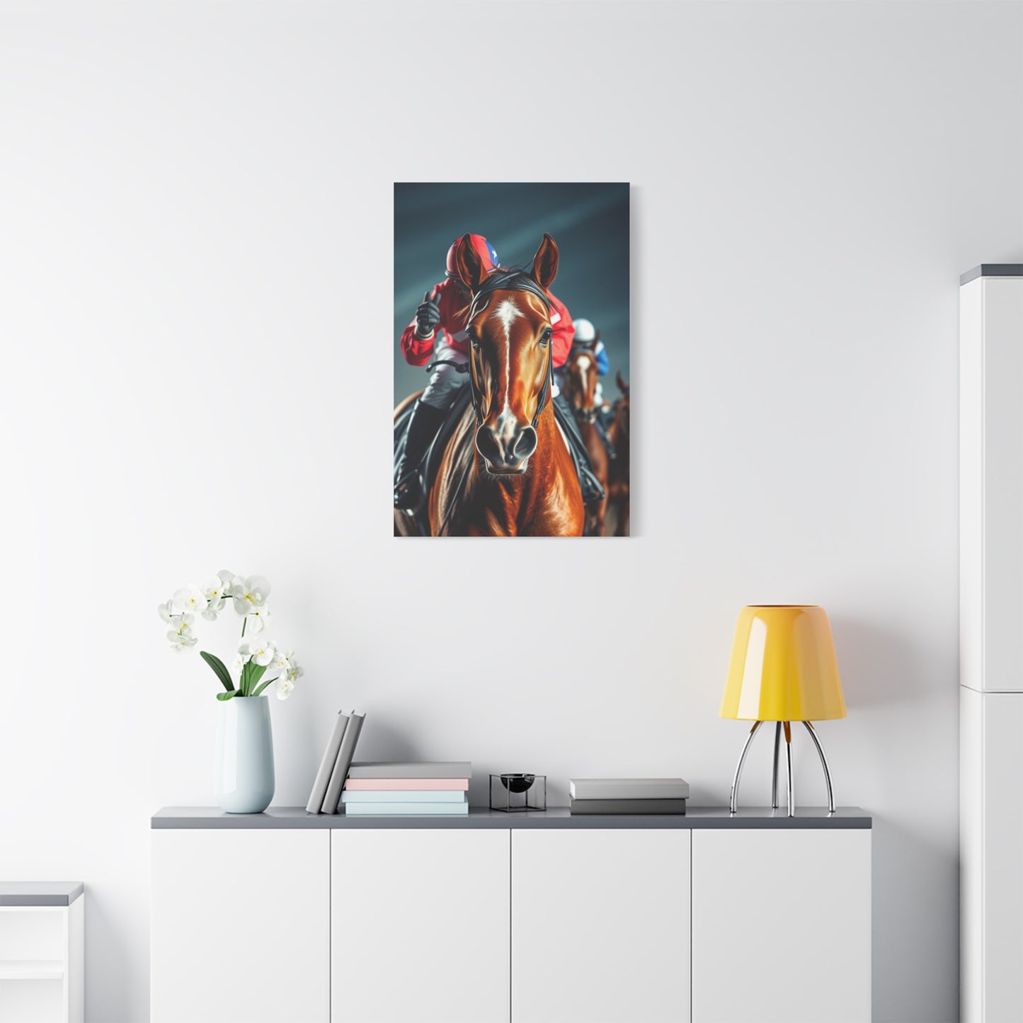 Horse Racing Art Refined Canvas Wall Art & Canvas Print