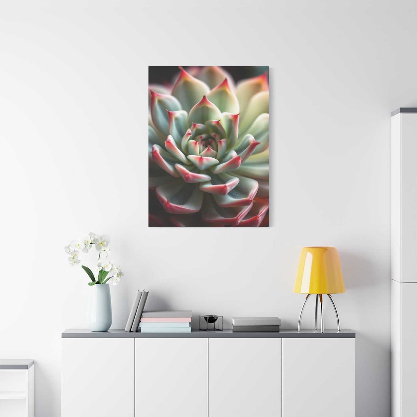 Succulent Art Refined Canvas Wall Art & Canvas Print