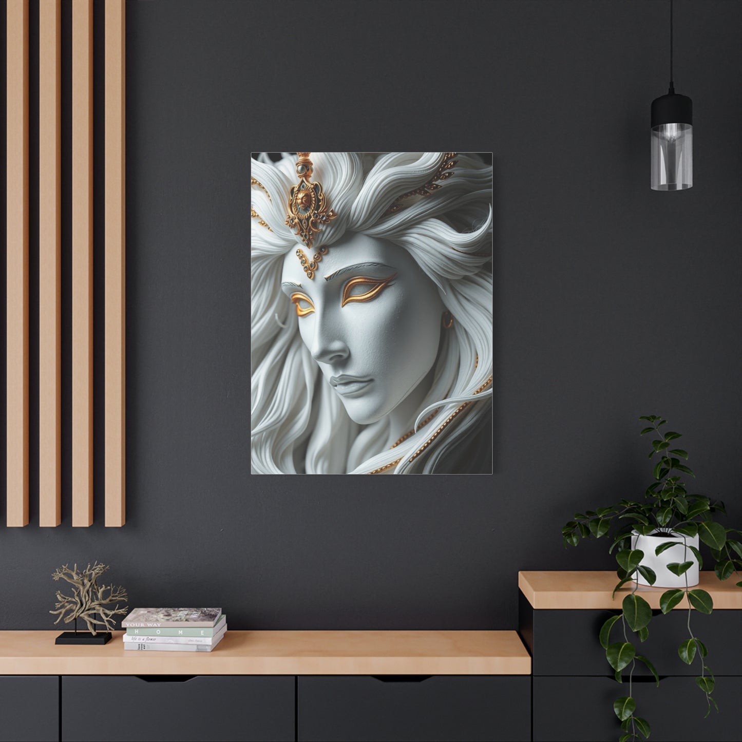 Supreme Black White and Gold Art Collection Wall Art & Canvas Print