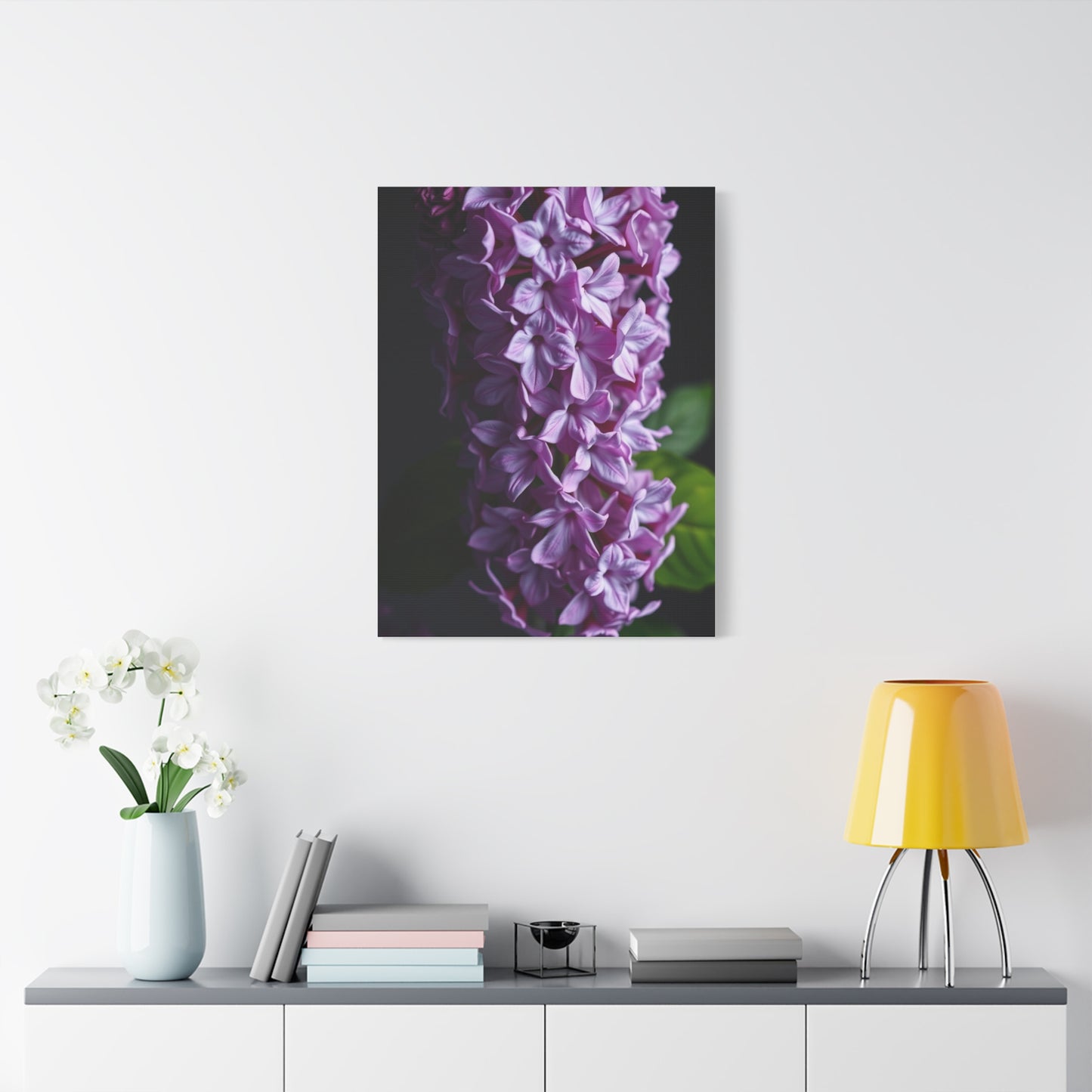 Lilac Flower Art Luxury Canvas Wall Art & Canvas Print