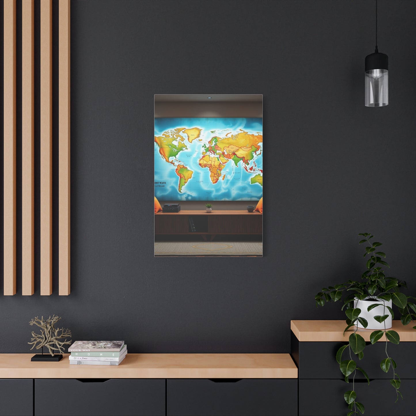 World Map Art Supreme Gallery Wall Art & Canvas Print