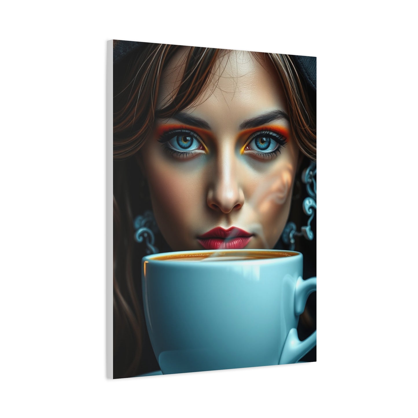 Caffeine Reverie Canvas Wall Art & Canvas Print