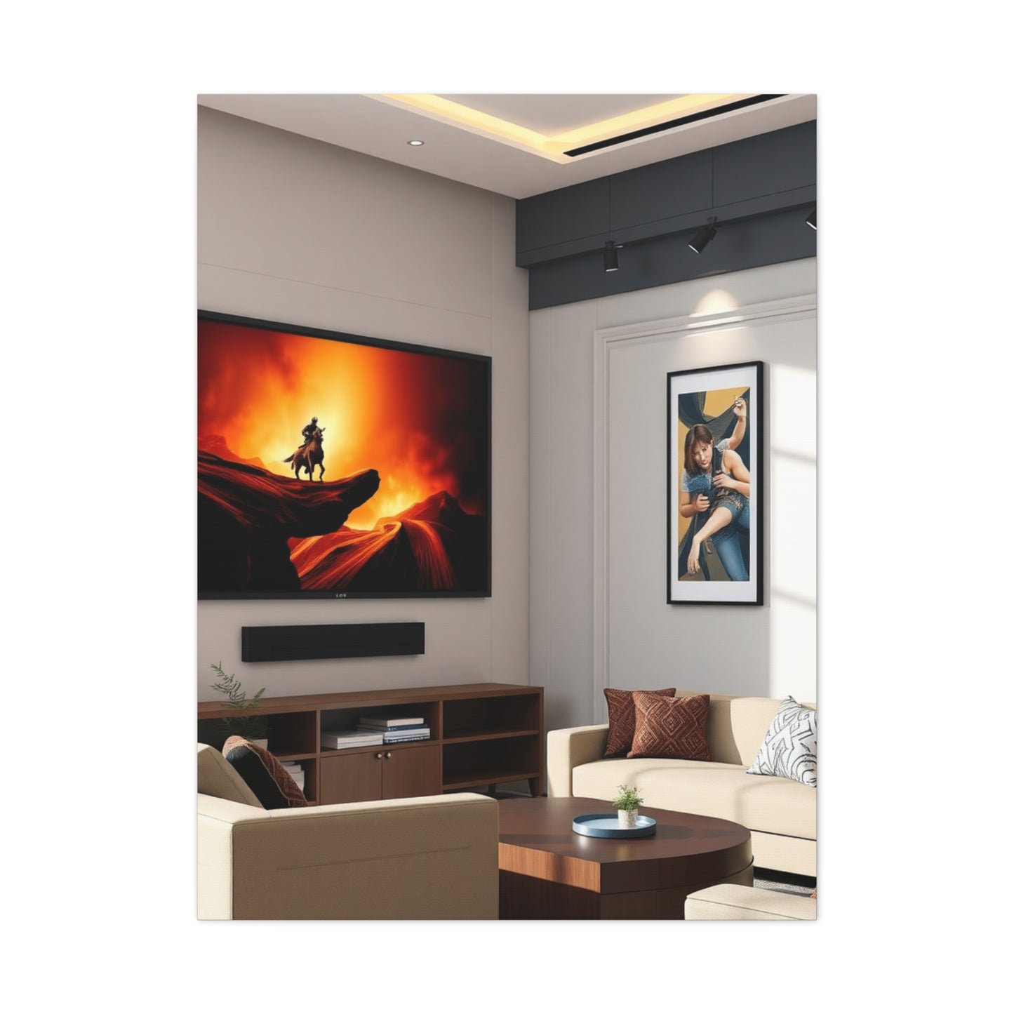 Supreme Home Theatre Decor Art Collection Wall Art & Canvas Print