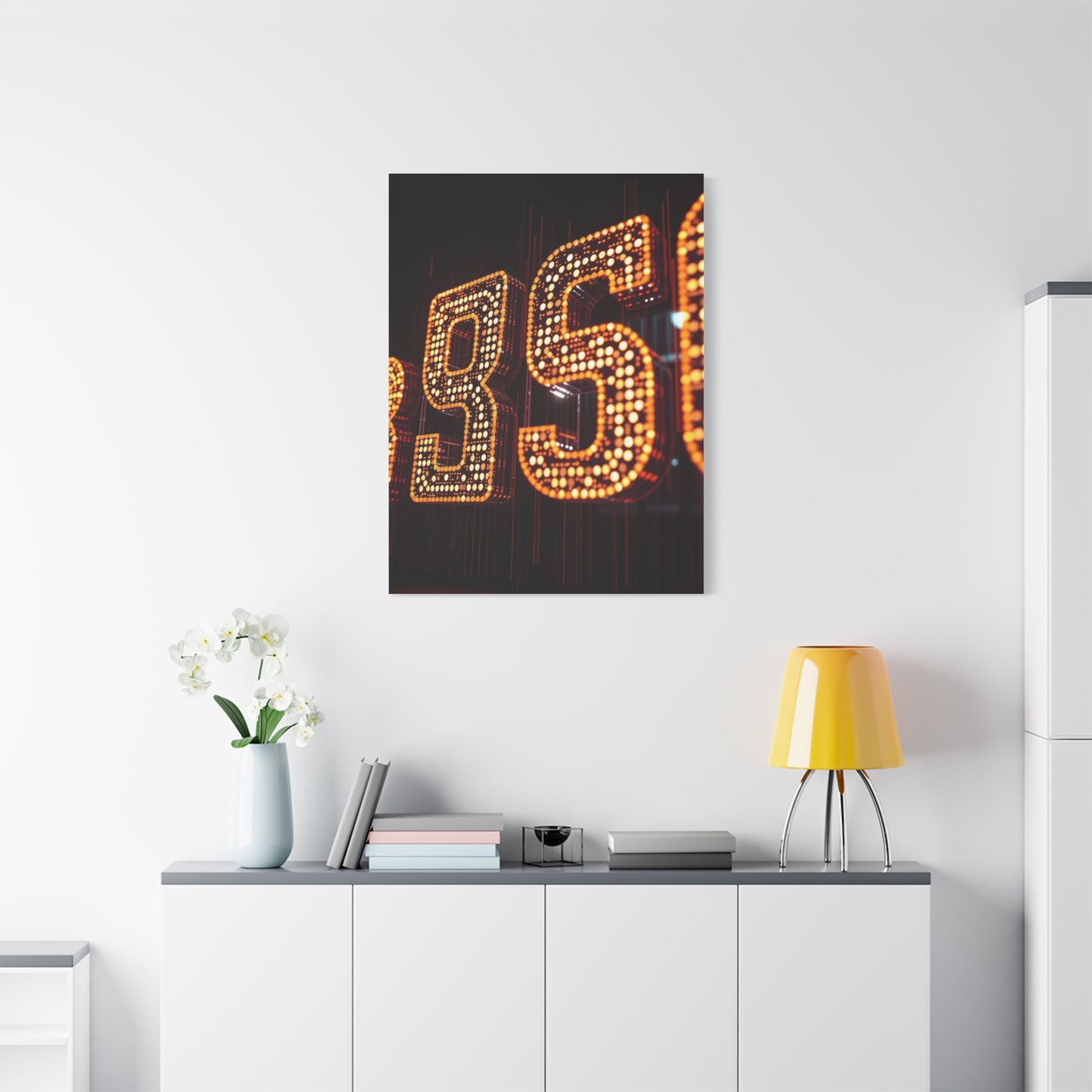 Vision Numbers Art Art Wall Art & Canvas Print