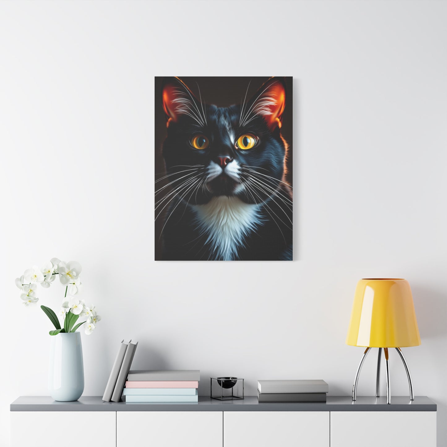Tuxedo Cat Art Supreme Gallery Wall Art & Canvas Print