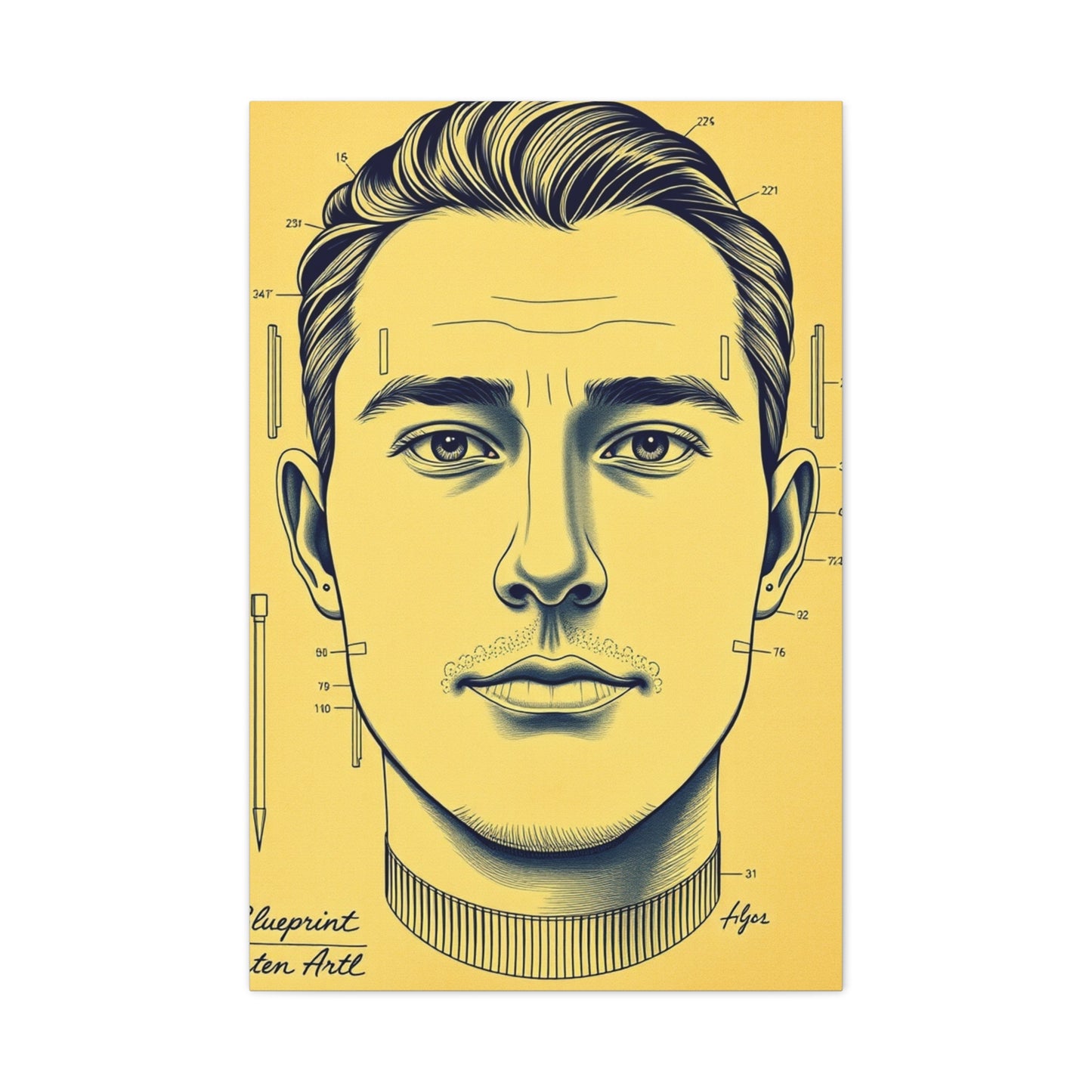 Collection Blueprint & Patent Sketches Art Art Wall Art & Canvas Print