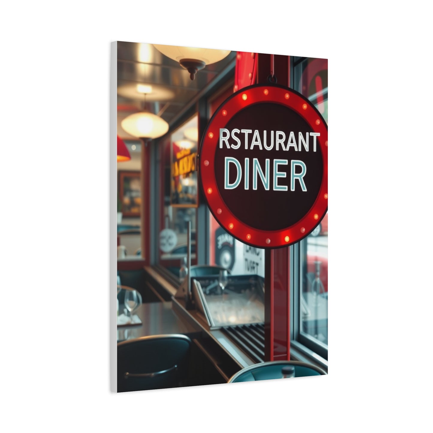Restaurant & Diner Art Luxury Canvas Wall Art & Canvas Print