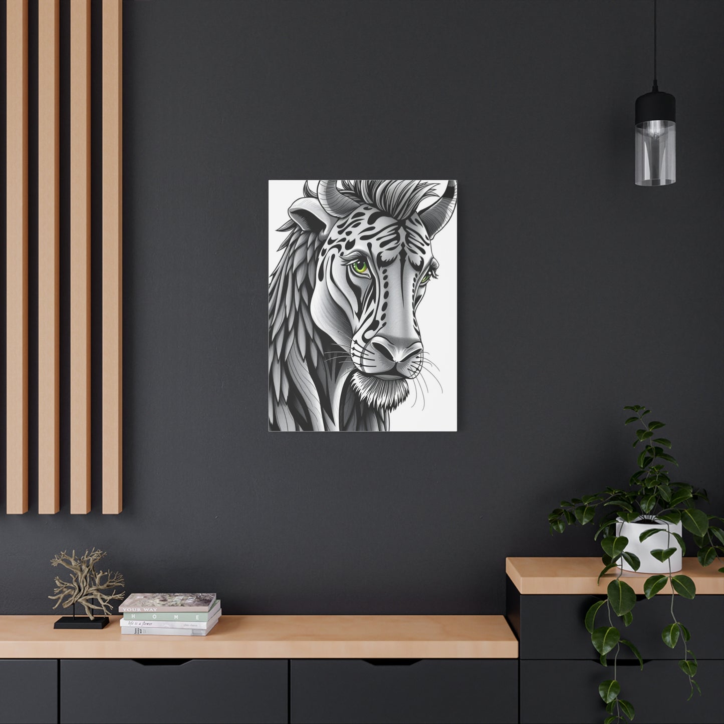 Supreme Black and White Illustrations Art Collection Wall Art & Canvas Print