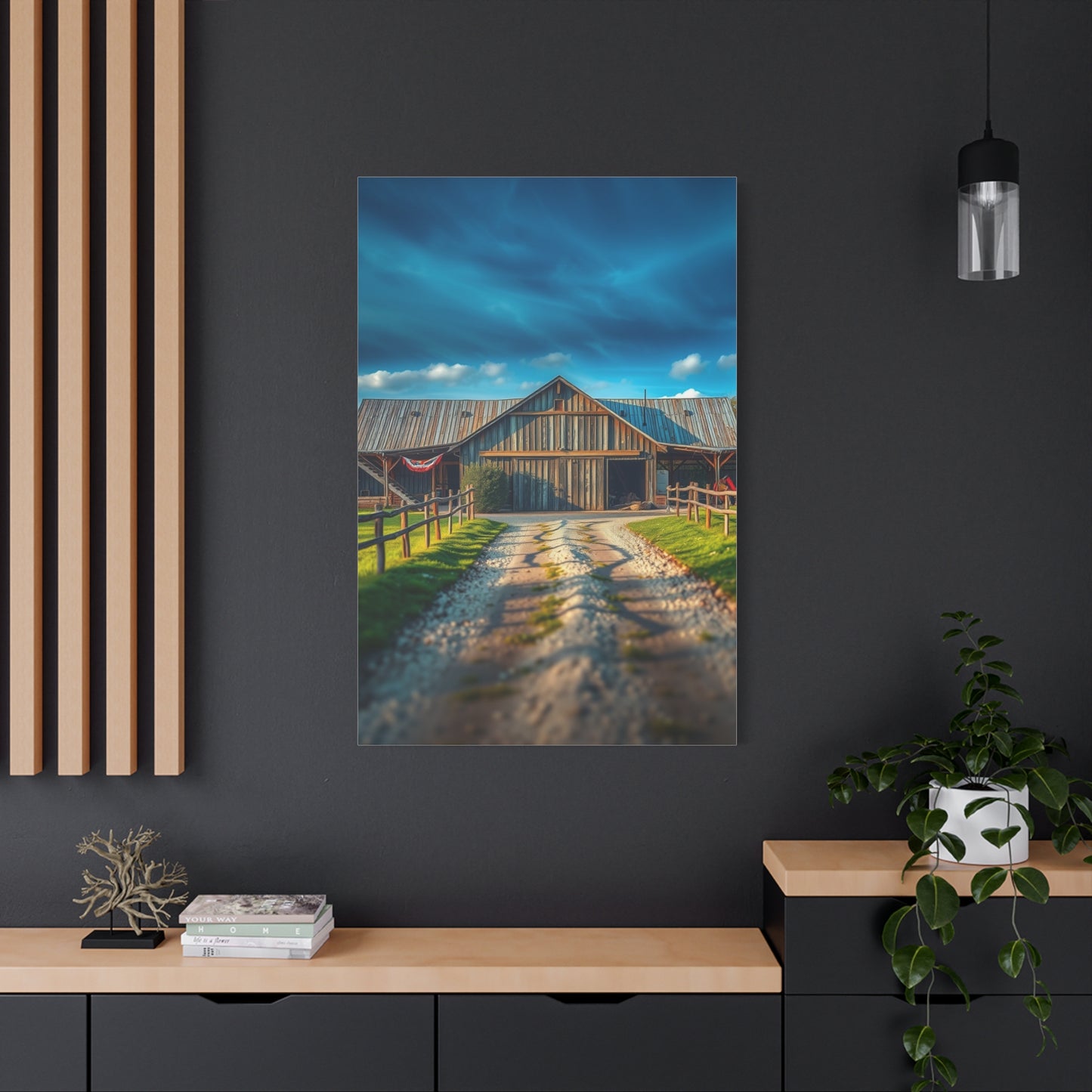 Classic Barnscape Exposition Wall Art & Canvas Print