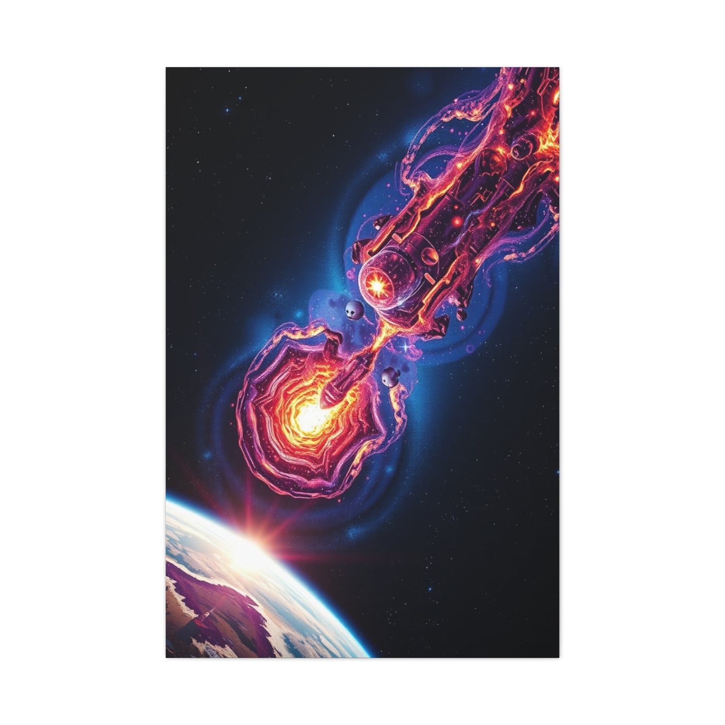 Stardust Symphony Canvas Wall Art & Canvas Print