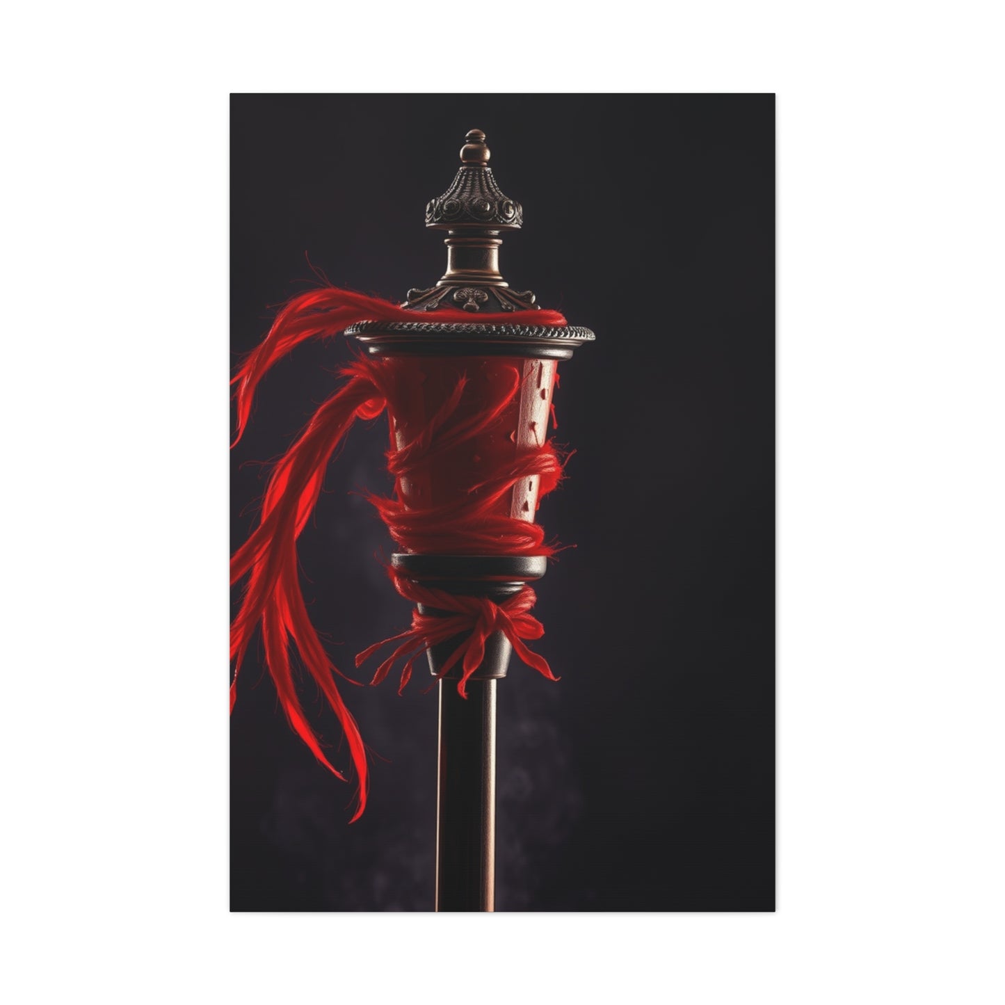 Crimson Symphony Canvas Wall Art & Canvas Print