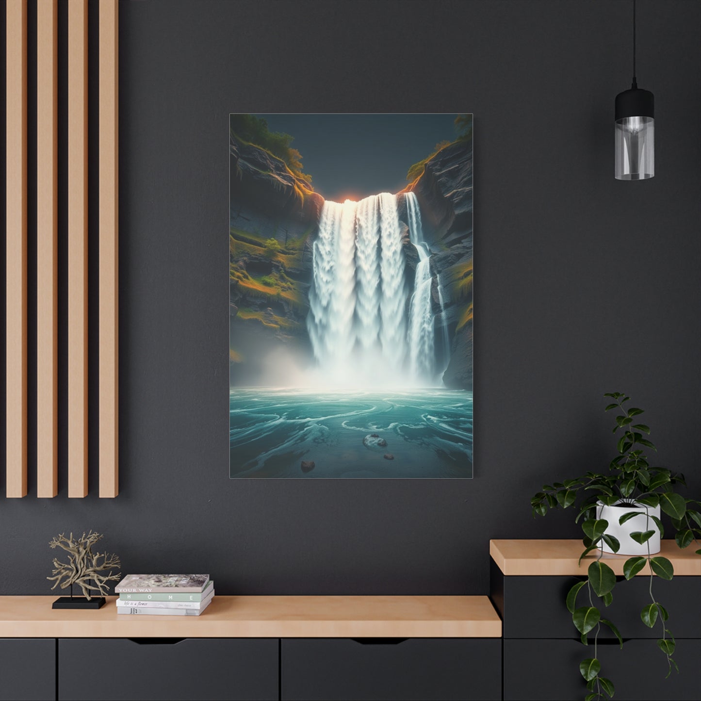 Luxe Cascade Deconstruction Wall Art & Canvas Print